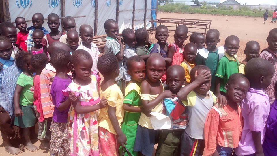 Meeting the refugee children